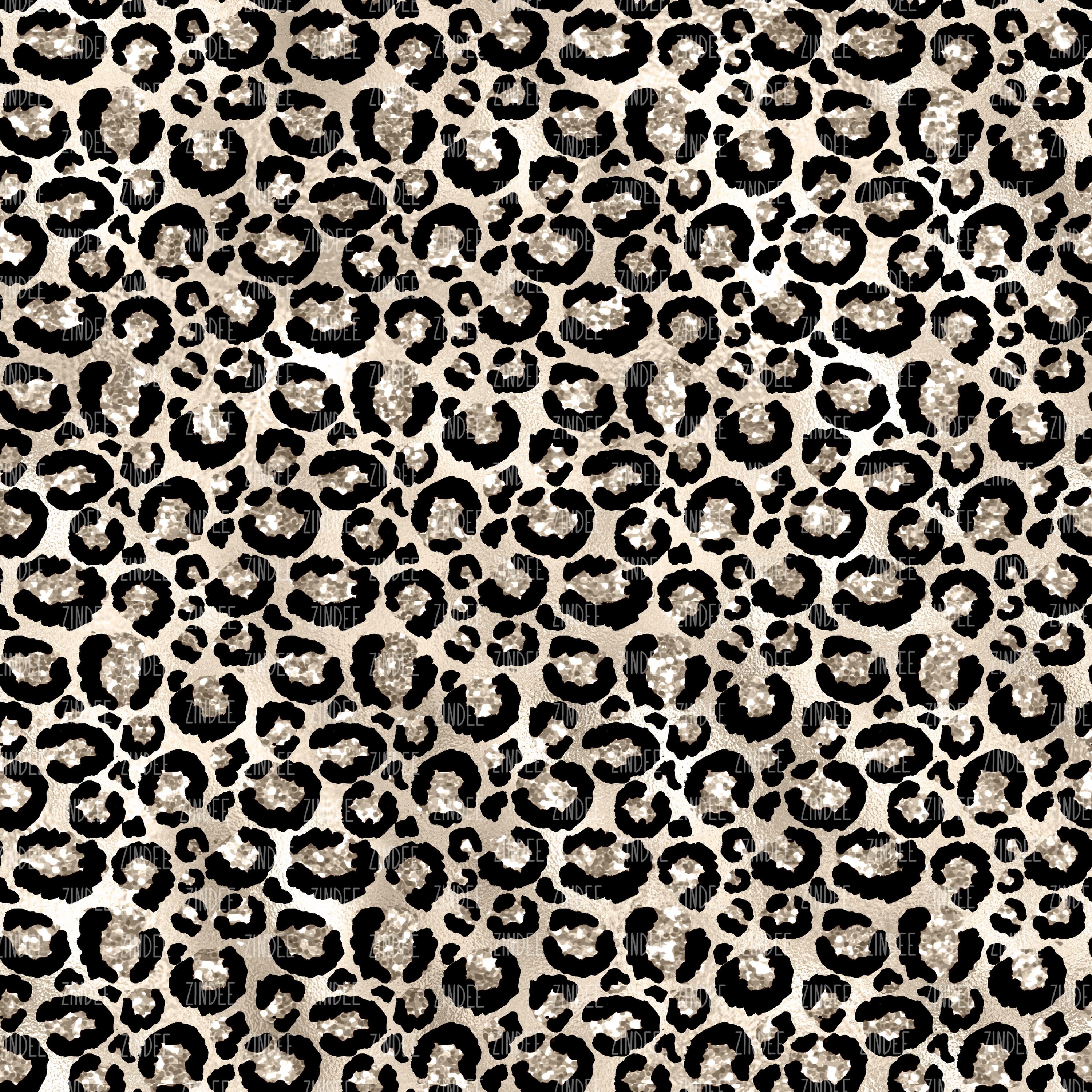 Champagne Leopard Glam Vinyl- heat transfer vinyl OR adhesive vinyl- printed HTV or ADHESIVE