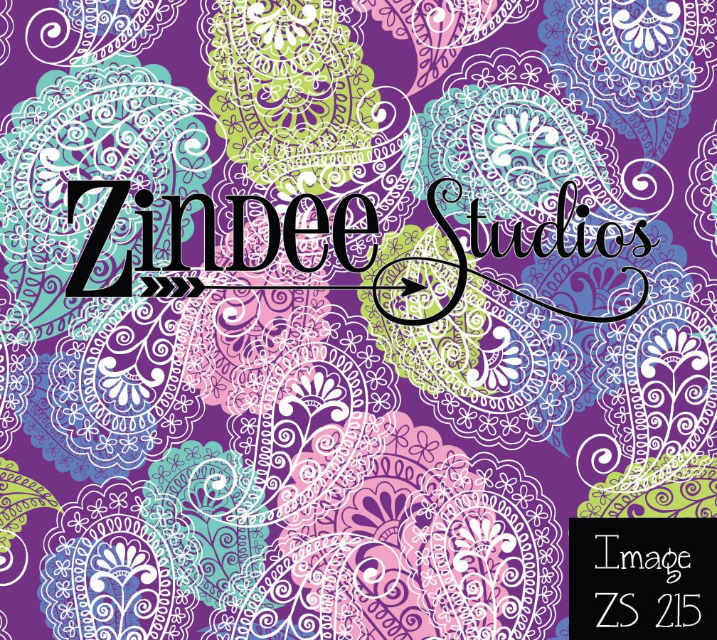 Paisley Zs 215, Adhesive Vinyl, Heat Transfer Vinyl, Pattern Heat