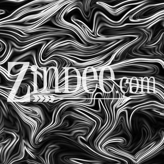 Black White Swirls Vinyl Heat Transfer Vinyl or Adhesive Vinyl