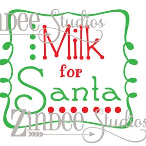 milk for santa cut file, vinyl ready design, SVG file, silhouette file, cricut file, ready to cut, fall
