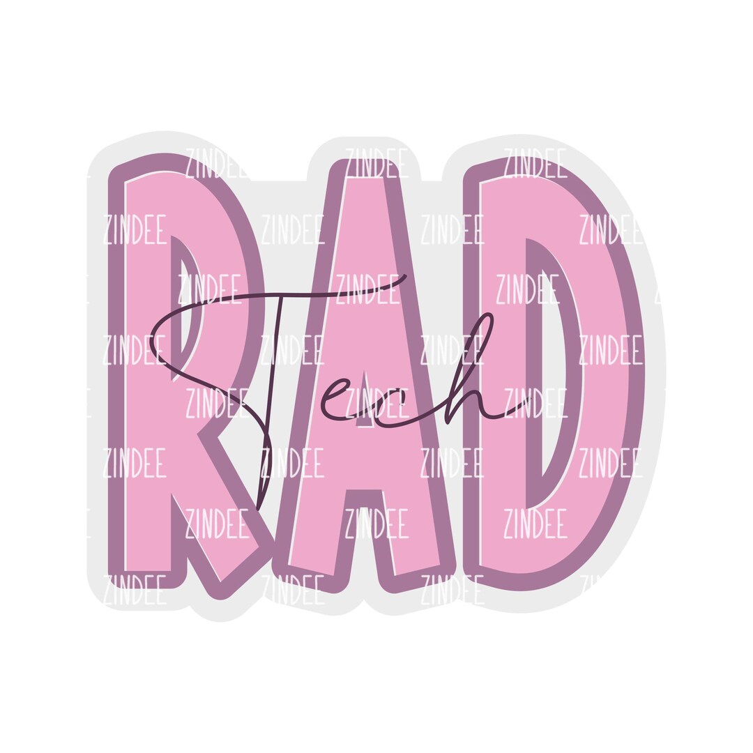 Rad Tech Sticker File RAD Tech Acrylic BLANK and Matching UVDTF Sticker (2 Inch) No Hole ...