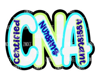 Certified Nursing Assistant Acrylic Blank- Sticker- UV DTF (2 inch) NO Hole Badge Reel Acrylic Blank and uvdtf decal set