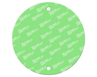 Circle Acrylic BLANK and matching UVDTF sticker 2 inch (2 Holes) Badge Reel Acrylic Blank and uvdtf decal set