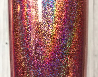 Rose gold lt pink Holographic Glitter Adhesive Vinyl, 651 equivalent, oracal, vinyl, sticky vinyl, glitter adhesive vinyl, vinyl for crafts