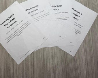 Complete Senior Tech Library Gift - All 11 Big Print Guides for Samsung, iPhone, Tablets, Kindle and Scam Safety