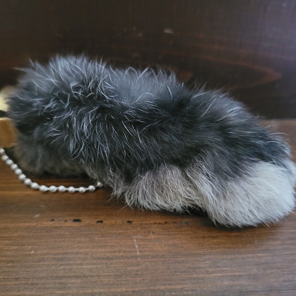 Rabbit Foot Keychain - Sustainably Sourced - Hind Foot