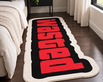 Wasted Screen Video Game Rug, GTA Gamer Bedside Runner Mat, Funny Gaming Room Carpet, Man Cave Decor, Gift for Him