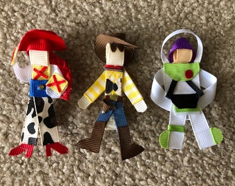 SALE - Jessie, Woody, Buzz Lightyear, or Mr. Potato Head from Disney Toy Story Hair Bow Clip