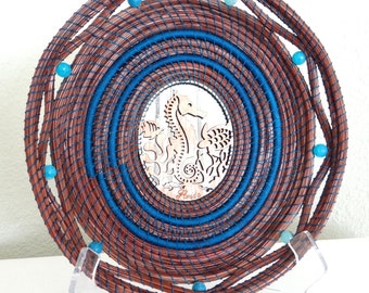 Nautical Pine Needle Basket