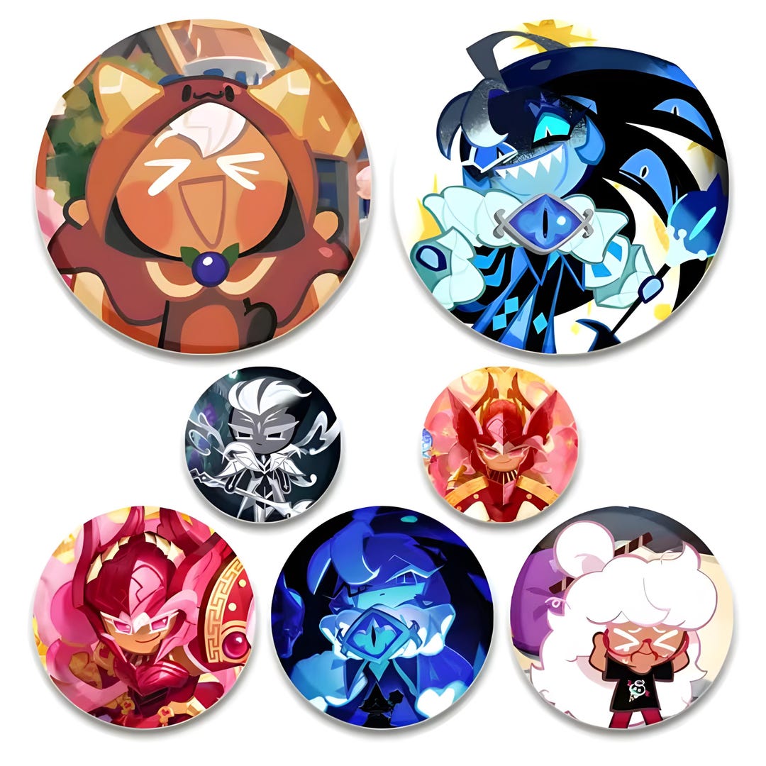 Cookie Run Button Pins/badges - 31 Options - Etsy