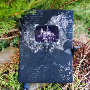 Black Grimoire &#39;&#39;Transylvania&quot;, Vampire Grimoire, Manual book of spellcraft, Dracula&#39;s diary, Victorian gothic witch journal, spell book