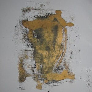 Original Abstract  Minimal No. 001373  Ink on Paper 14x11 Modern Industrial Punk
