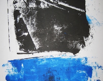 Abstract Minimal No.3215 Ink on Paper 14x11 Modern