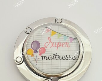 Personalized bag hook Super teacher - End of year gift