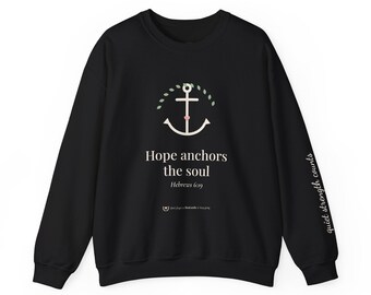 Blanke witte sweater met ronde hals