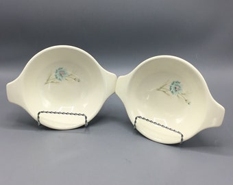 Taylor Smith Taylor Mid century Ever Yours Boutonniere Pattern - Lugged Cereal Bowls - Set of 2 - Shipping Included