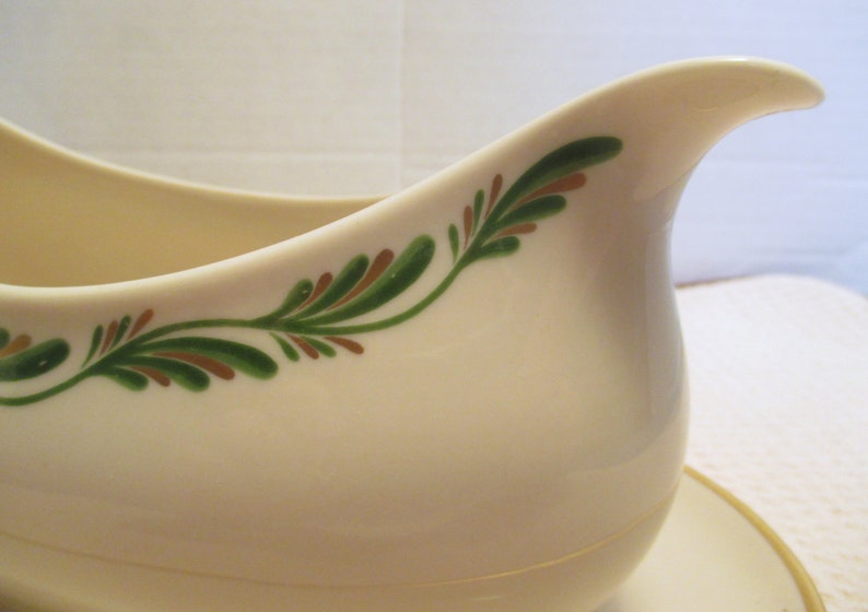 Franciscan Fine Merced China Arcadia Green Pattern Gravy Etsy
