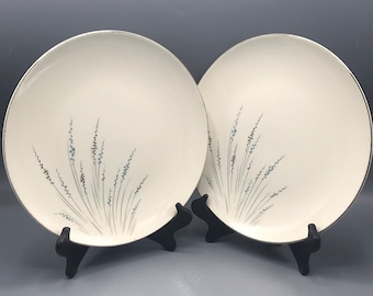 Edwin Knowles - Accent Shape - Fantasy Pattern - Designed by Kalla - Set of 2 Dinner Plates - Shipping Included