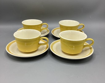 Royal USA China Cavalier Casablanca-Set of 4 Cups and 4 Saucers - Shipping Included