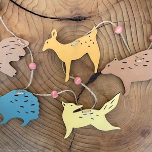 Woodland Animal Garland, Woodland Nursery Decor image 6