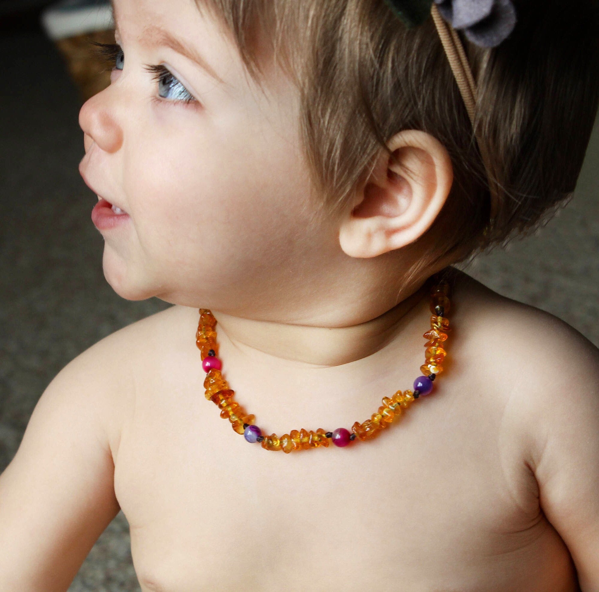 Amber Teething Necklace Baltic Amber Teething Necklace Etsy