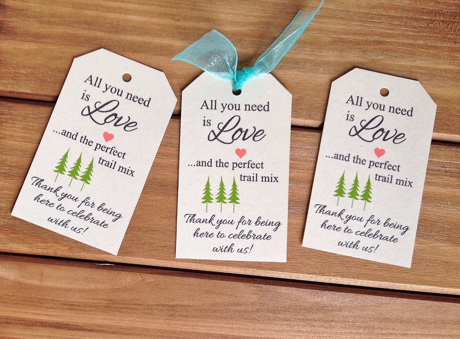 Instant Download Trail Mix Gift Tag Cards Printable Digital Etsy