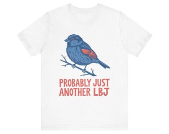 T-shirt humoristique pour l'observation des oiseaux, cadeau pour les ornithologues amateurs, T-shirt « Petit Job Brun », T-shirt oiseau chanteur gravé sur linogravure pour les passionnés d'oiseaux, T-shirt pour l'observation des oiseaux