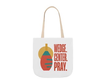 Funny Pottery Tote Bag, Wedge Center Pray, Gift for Potter, Ceramics Student, Studio Bag