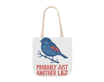 Sac fourre-tout pour l'observation des oiseaux, cadeau amusant pour ornithologue amateur, gravure sur lino « Petit Job brun », sac de transport pour les amoureux de la nature et les observateurs d'oiseaux