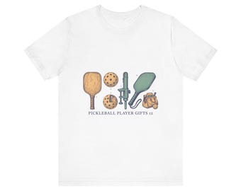 Camiseta de pickleball, regalo para ella o para él, camiseta vintage con grabado botánico, regalo de Navidad para jugadores de pickleball con estampado floral, para amantes del deporte.