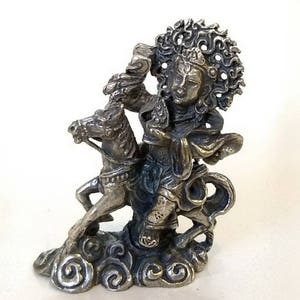 Achi Chokyi Drolma Brass Statuette Travel Altar Dharma Protector Statue
