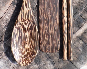 Oryoki Utensil Set; Palmwood