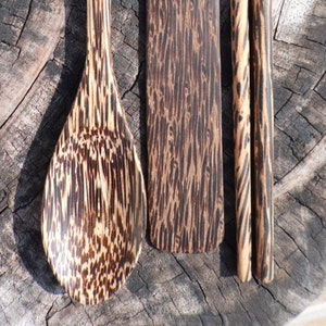Oryoki Utensil Set; Palmwood