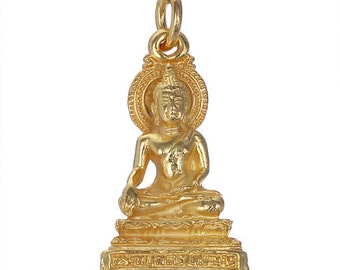 Buddha Pendant and Earrings