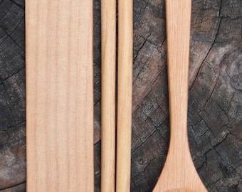 Oryoki Utensil Set; Light Wood