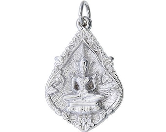 Emerald Buddha Naga Pendant