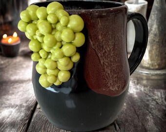 Witches Brew green drippy mug witchy Halloween mug cauldron bubbles witchy mug