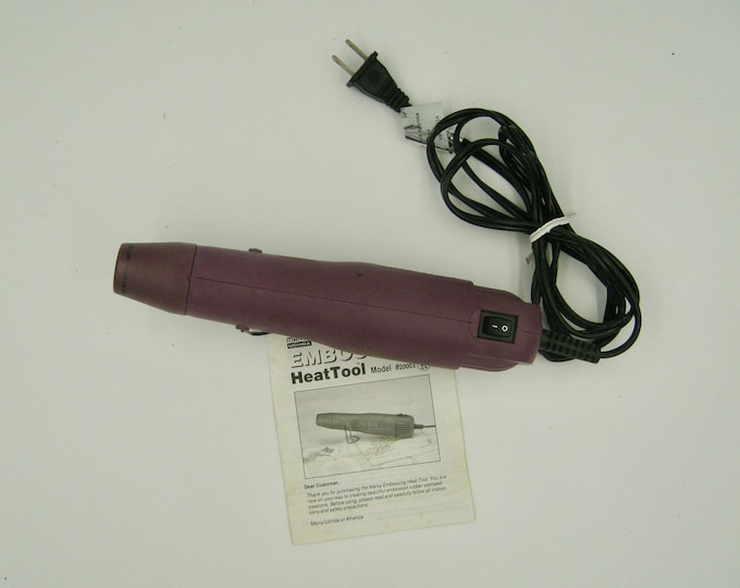 Marvy Uchida Heat Embossing Tool, Used, but in Great Condition, With