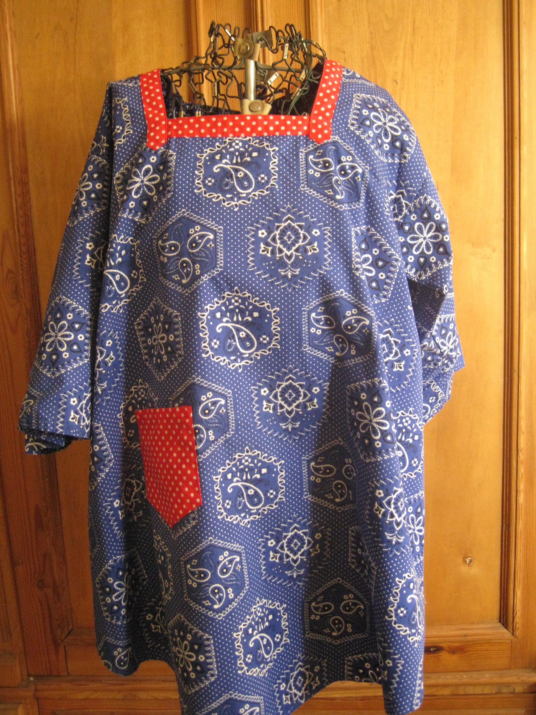 Ameri VINTAGE - Demi 着用１回 PATTERN ETHNIC PONCHO グリーン Native American Indian Poncho with Fringe - Brown - Yellow