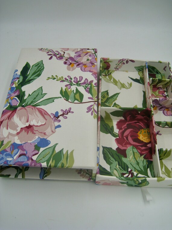 Fabric covered and padded Jewelry Book, great con… - image 4