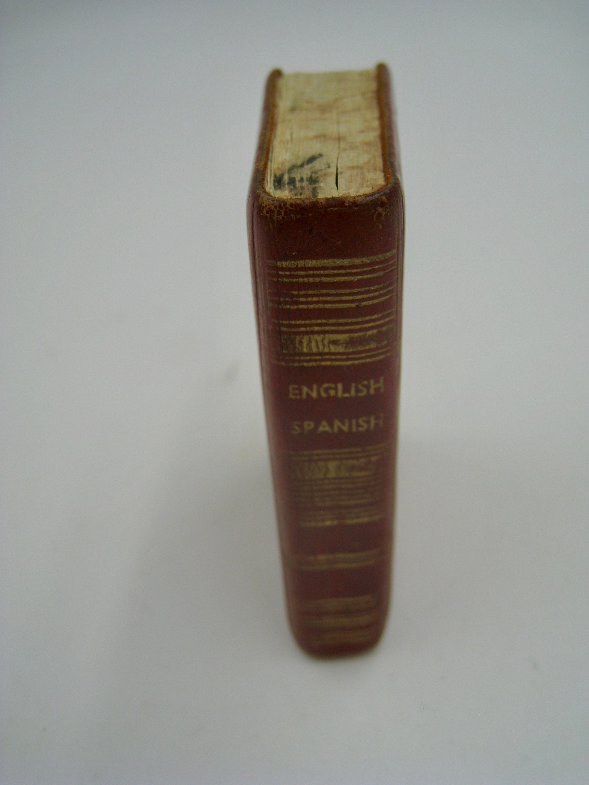 Midget Dictionary--english-spanish, Spanish English, Dated Inside Cover ...