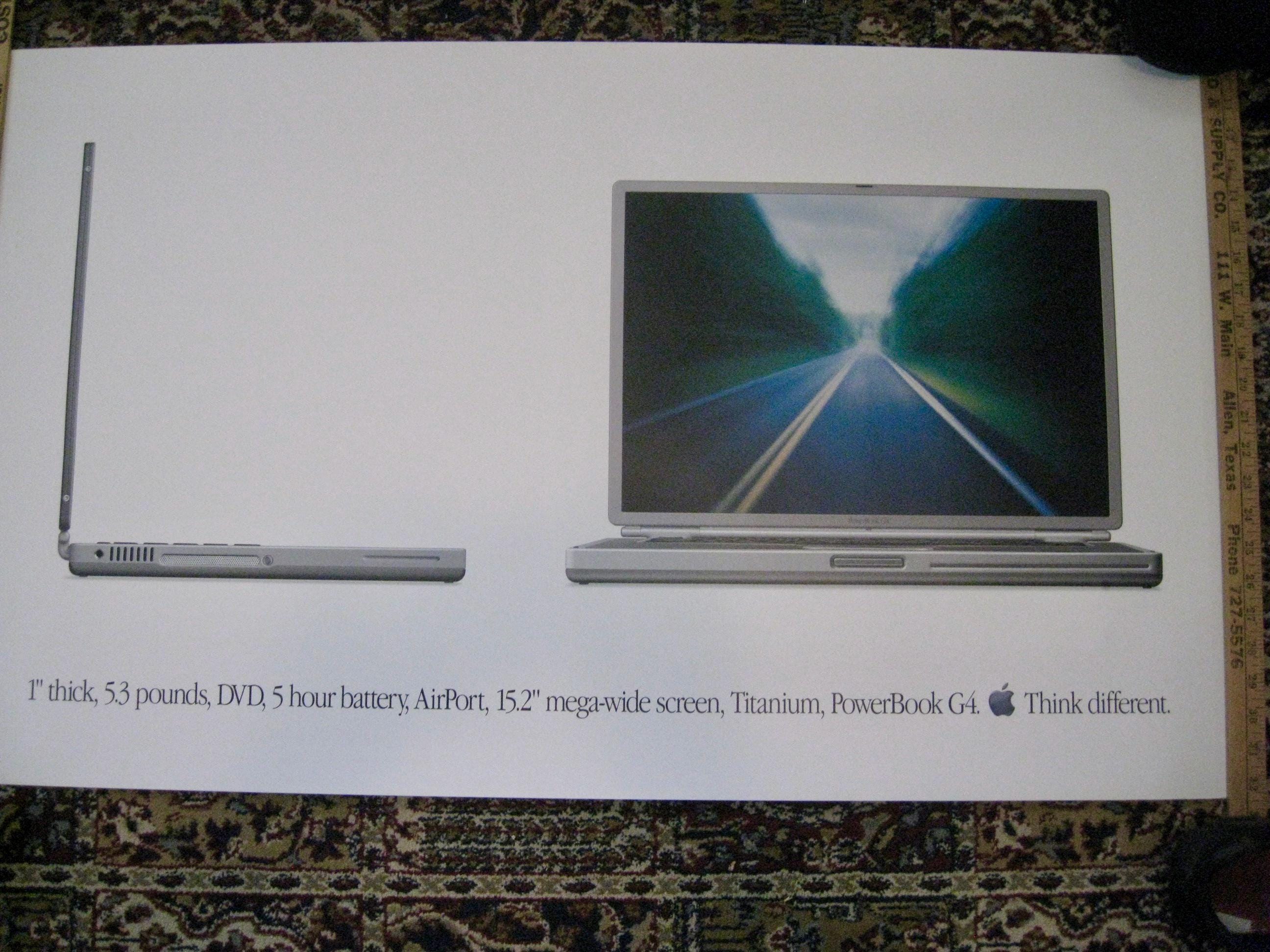 MacBook本体 PowerMac G4 & Chinema Display Poster M8839 Powermac G4 Single 1GHz with *17″ APPLE CINEMA DISPLAY