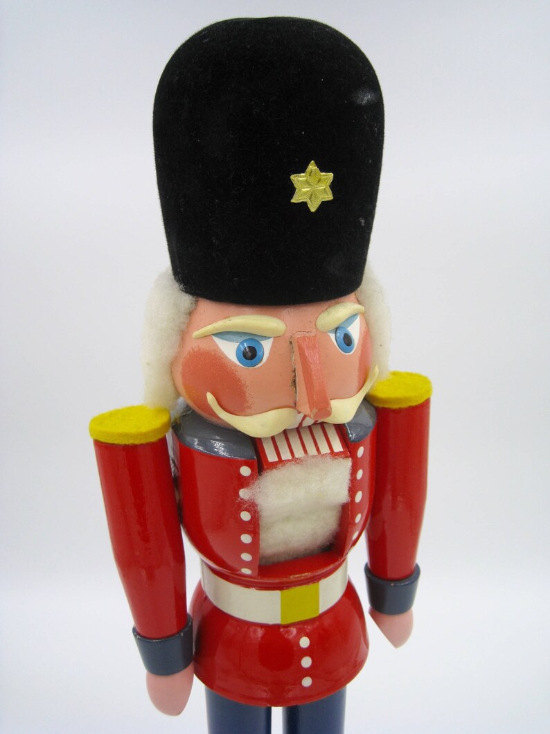1980's Steinbach Erzgebirge Guard Nutcracker from Germany Etsy