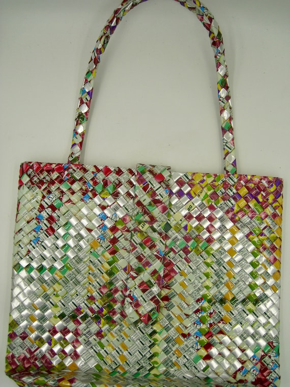 Global Art/Craft Bubble Gum Wrapper Shoulder Bag, 