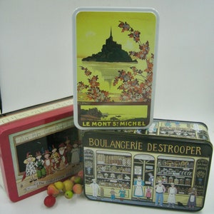 Three lovely biscuit tins, choose one, 3 available