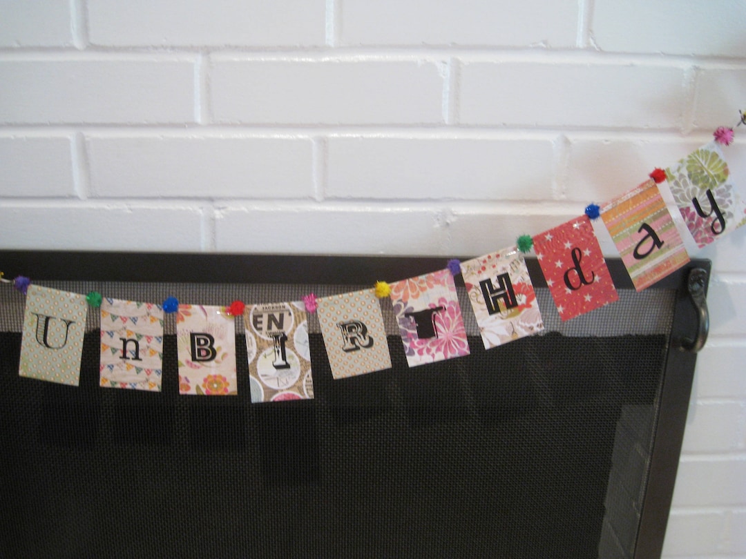 A Very Merry Unbirthday to You, #1 Style, Handmade Colorful Scrapbook ...