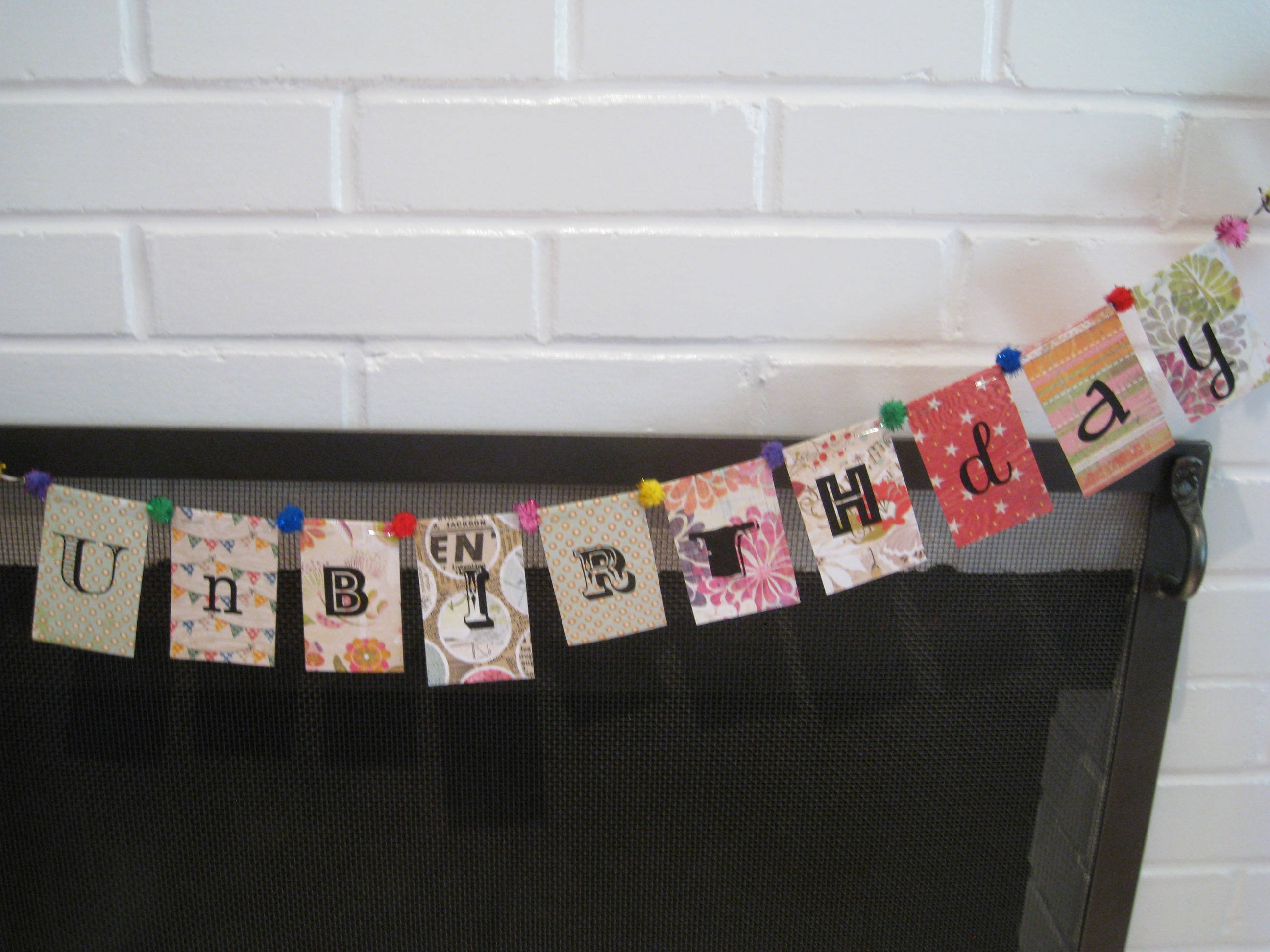 A Very Merry Unbirthday to You, #1 Style, Handmade Colorful