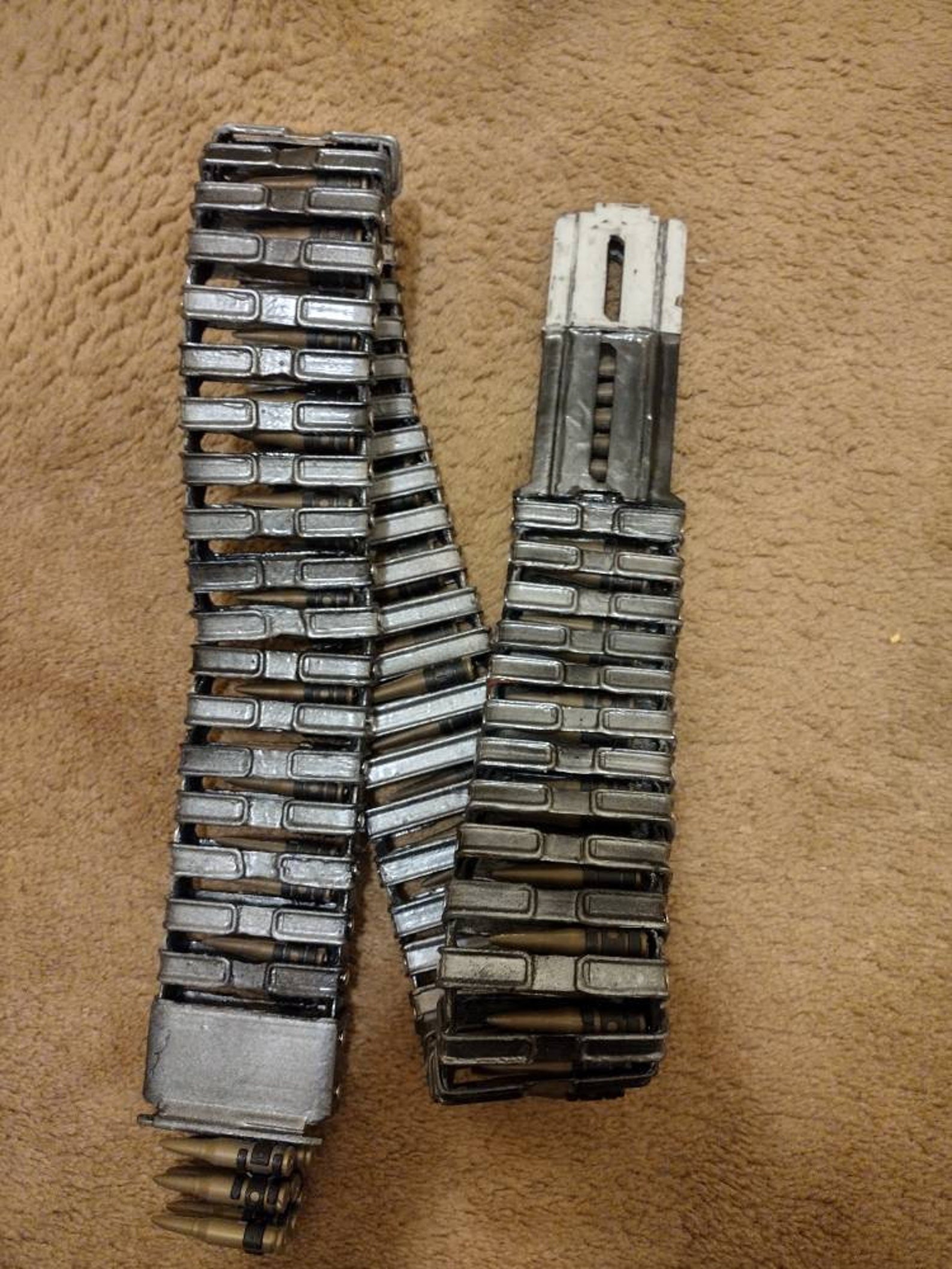 Minigun Minigun Ammo Belt 3D Print Machine Gun Belt Ammo Etsy