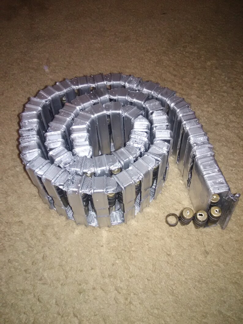 Minigun Minigun Ammo Belt 3D Print Machine Gun Belt Ammo Etsy