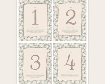 Easter Advent Calendar Scripture Cards | Printable Digital Download, christian bible verses, palm Sunday, kids family activity, spring decor